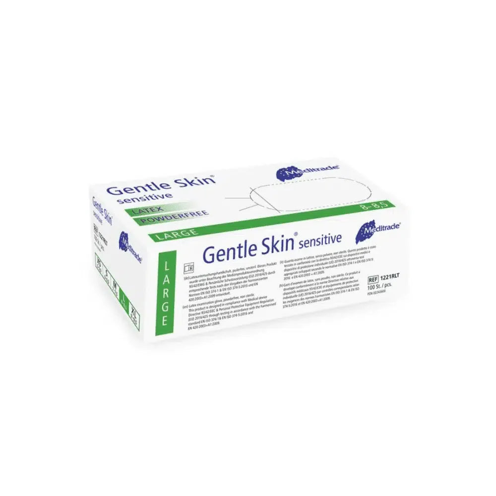 Meditrade Gentle Skin® sensitive Latex Einmalhandschuhe-3