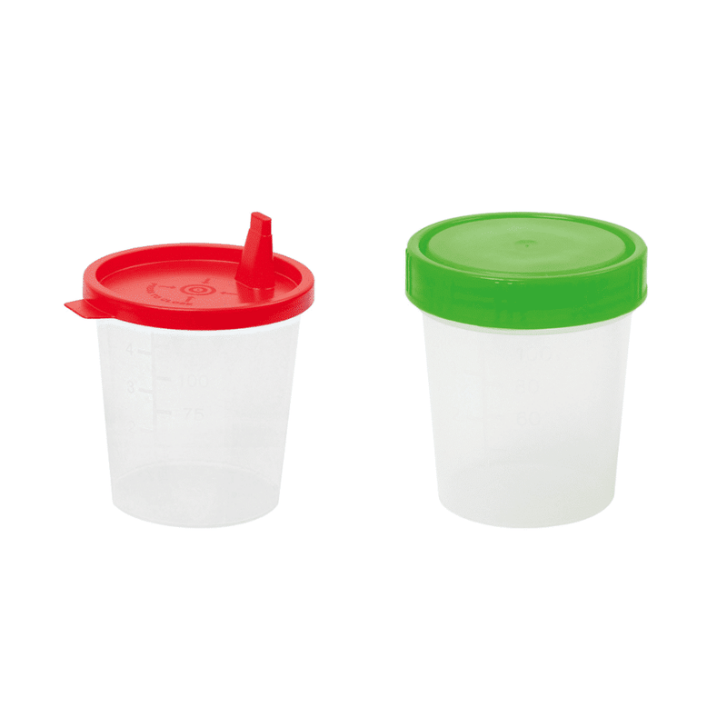 Meditrade Urinbecher mit verschiedenen Verschlüssen-zoom-