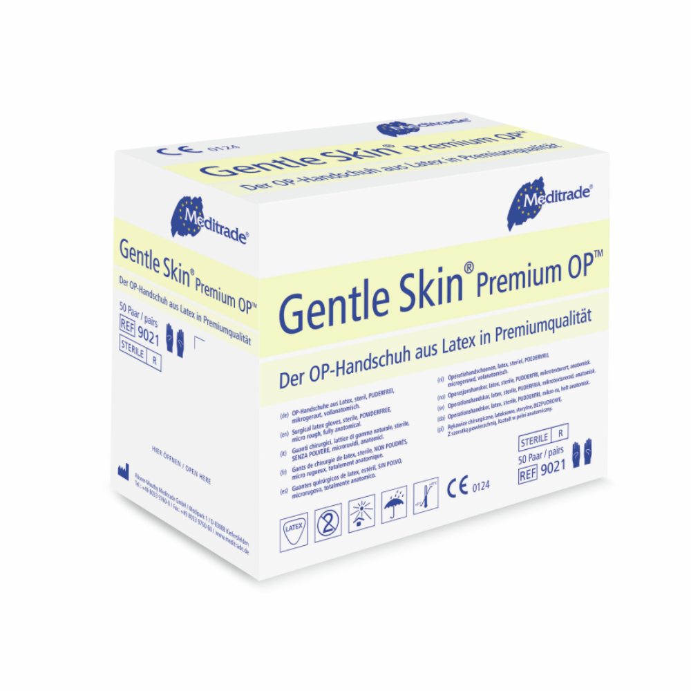 Meditrade Gentle Skin® Premium OP-Handschuhe - 50 Paar