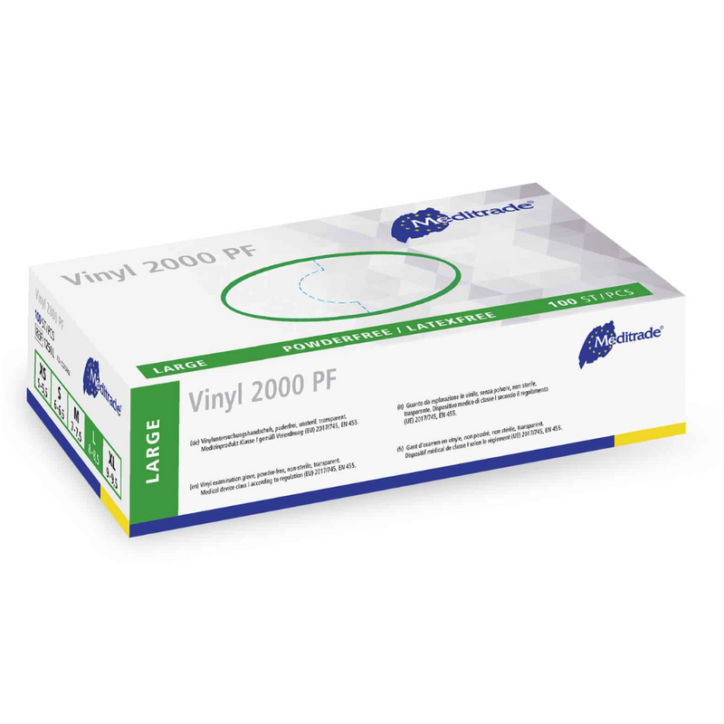 Meditrade Vinyl 2000 PF Einmalhandschuhe aus Vinyl-zoom-