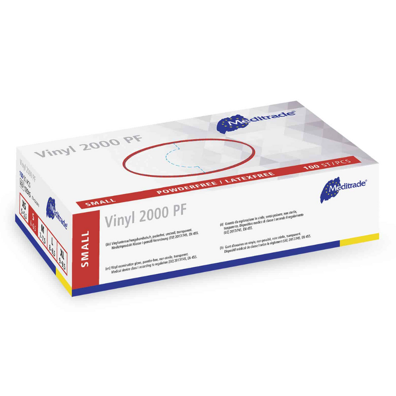 Meditrade Vinyl 2000 PF Einmalhandschuhe aus Vinyl-zoom-