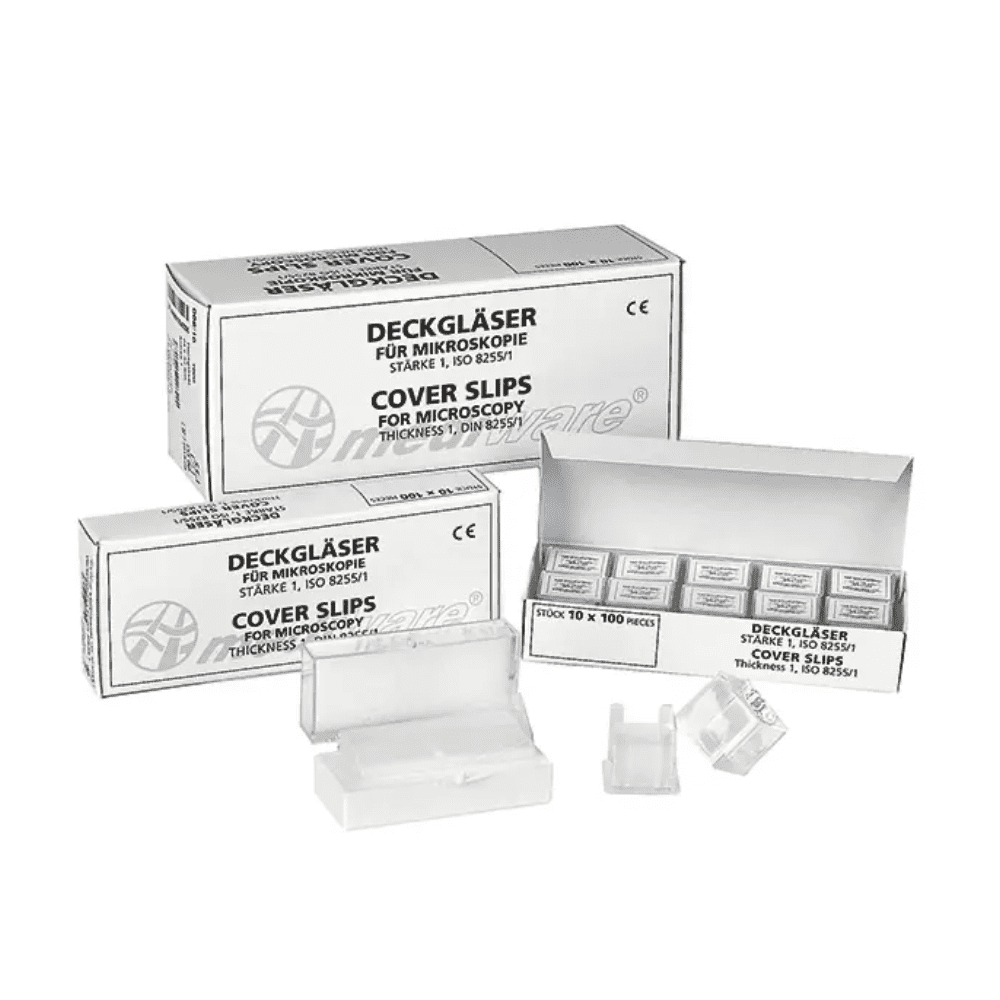 Mediware Deckgläser 18 x 18 mm - 1000 Stück-zoom-1