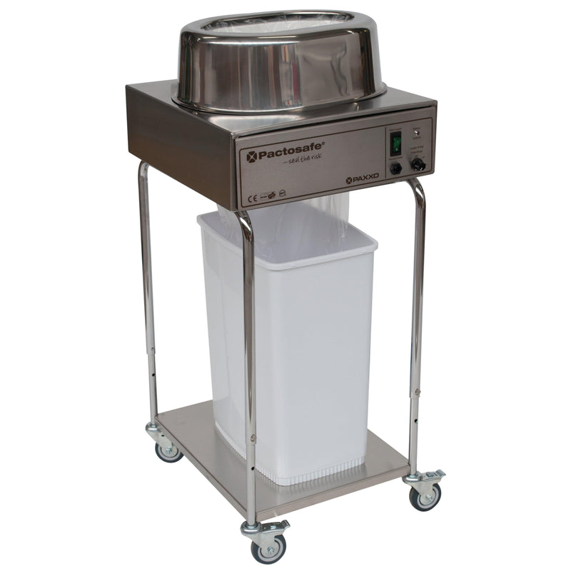 Novocal Abfalleinschweißgerät Pactosafe offen - Akkuversion Material: Edelstahl höhenverstellbar U | Packung (1 Stück)-zoom-