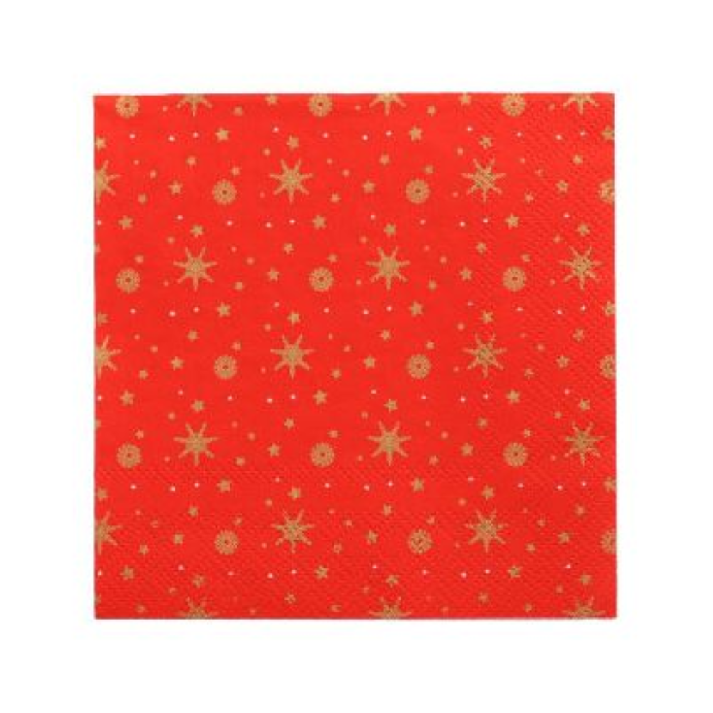 Auslaufartikel: PAPSTAR Servietten 3-lagig, 25x25 cm, "Plain Christmas Trees" | Packung (50 Stück)