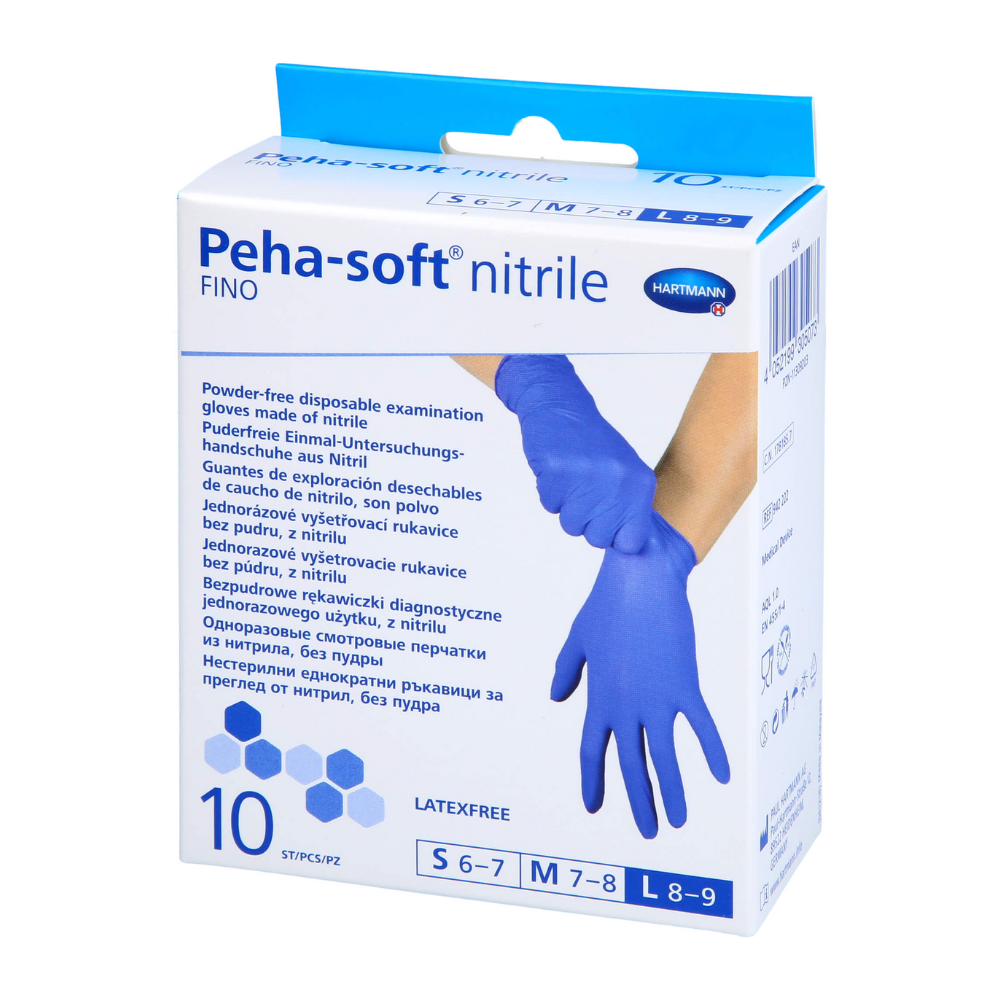 Peha-soft® nitrile fino Einweghandschuhe, Faltschachtel-zoom-2