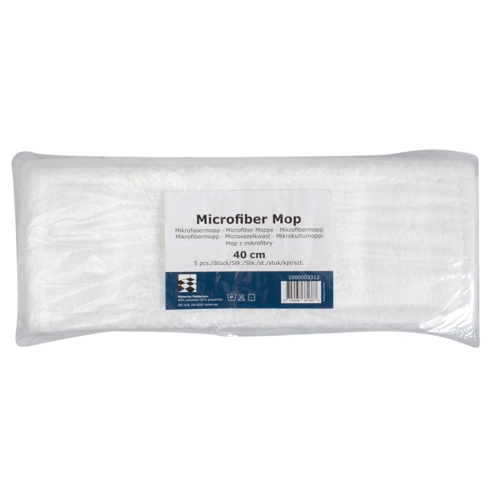 Mikrofasermopp Standard, Weiß-1