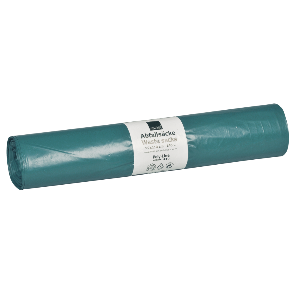 Abfallsäcke 140 L, 900x1100 mm, 38 my LDPE, Blau    | Rolle (25 Beutel)-zoom-1