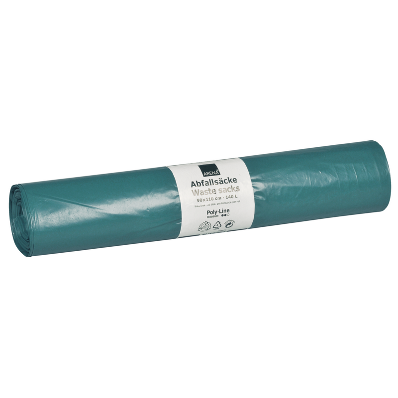 Abfallsäcke 140 L, 900x1100 mm, 38 my LDPE, Blau    | Rolle (25 Beutel)-zoom-