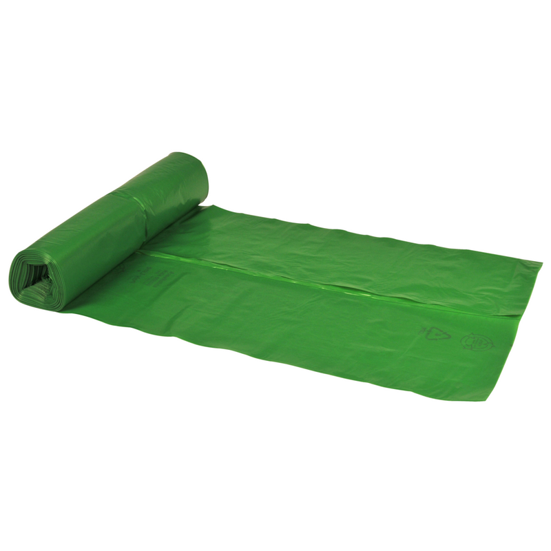 Abfallsäcke 120 L, 700x1100 mm, 34 my LDPE, Grün    | Rolle (25 Beutel)-zoom-
