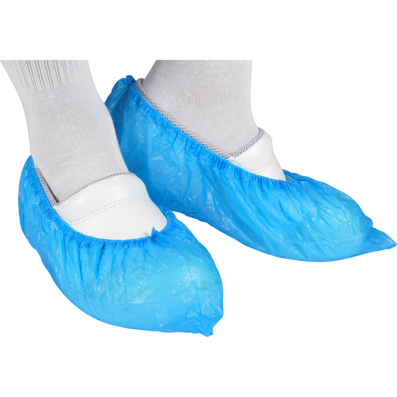 Auslaufartikel: Thor Überschuhe, 41x15 cm, Blau, PE   | Packung (100 Stück)-zoom-