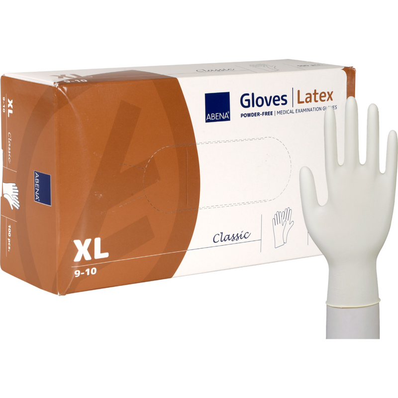 Latex-Handschuhe Classic, Puderfrei, Natur-zoom-