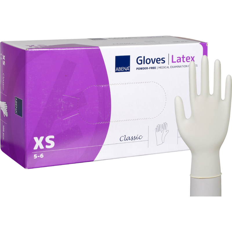 Latex-Handschuhe Classic, Puderfrei, Natur-zoom-