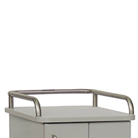 Novocal Rohrgalerie Material: Edelstahl dreiseitig - für Korpus: 356 x 490 mm (BxT) | Packung (1 Stück)