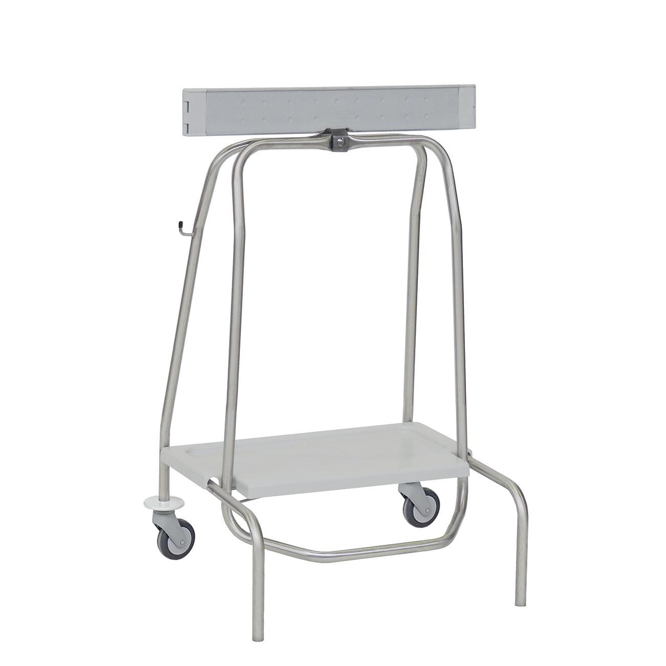 Novocal Abfallsammler "Genius" mit Klemmring und 1 Tretvorrichtung für 40 Liter Säcke  Rahmen: Ed | Packung (1 Stück)