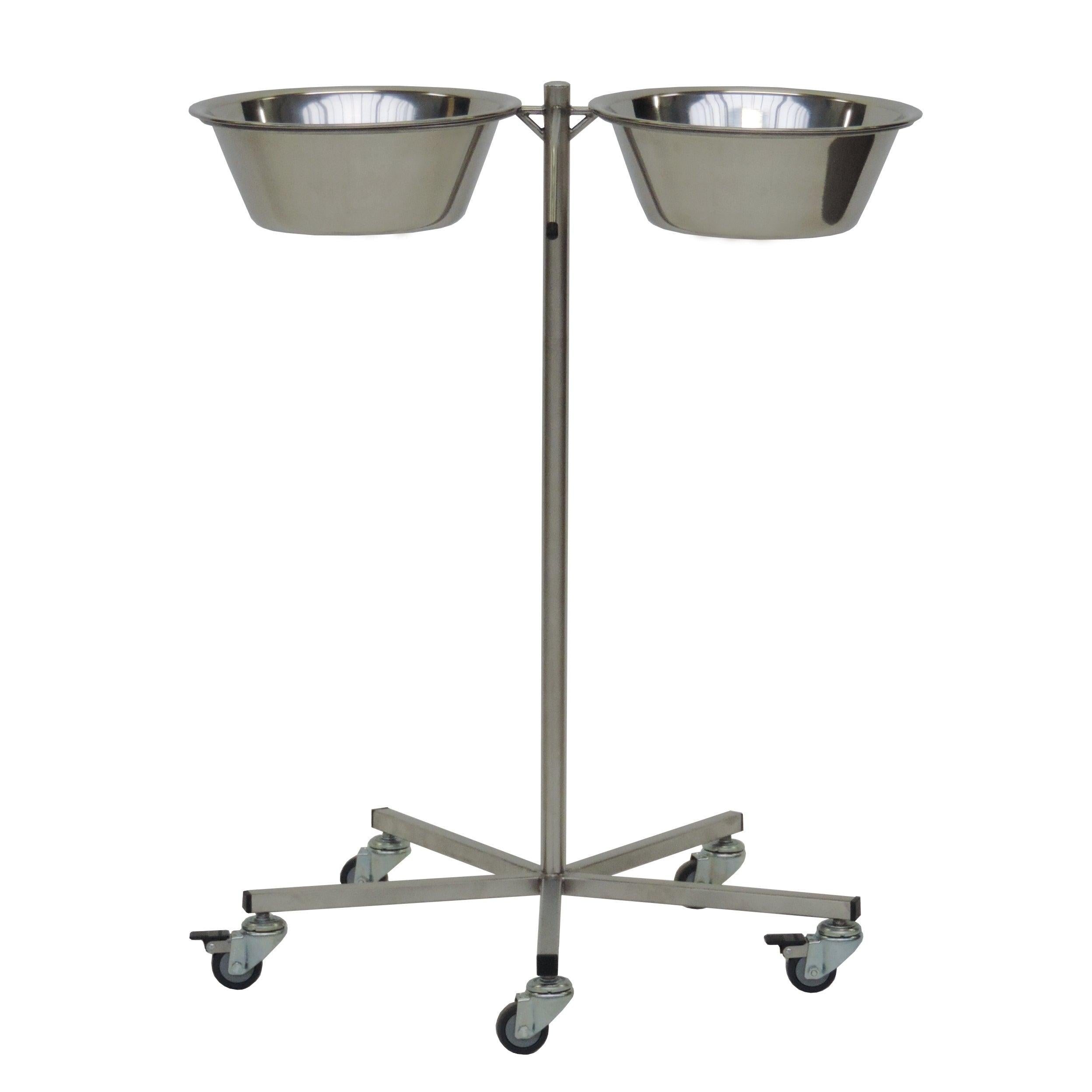 Novocal Schalenständer Abmessungen: 700 x 600 x 800 mm (BxTxH) 5 Edelstahl-Leichtlauflenkrollen Ø | Packung (1 Stück)