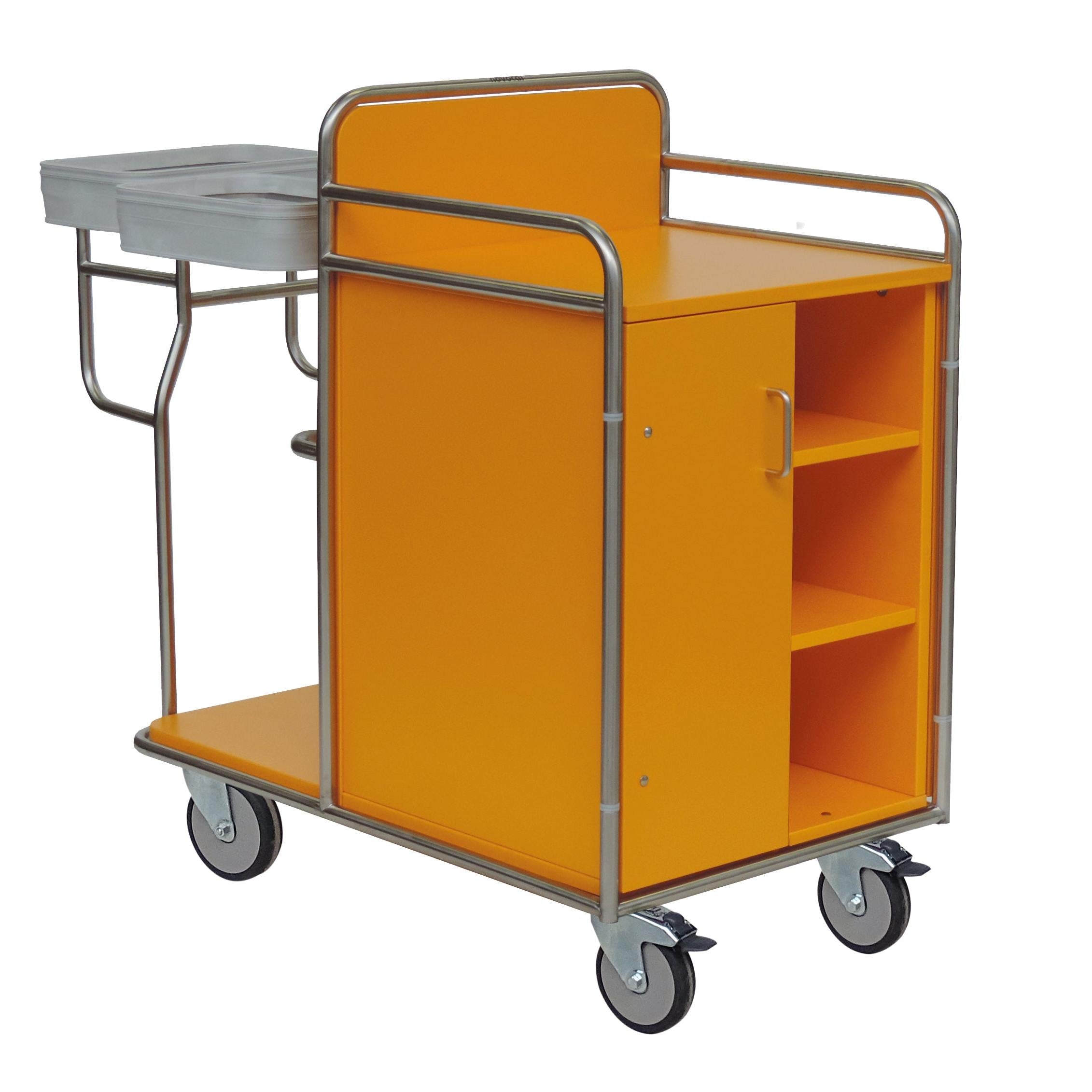 Novocal Stationswagen Rahmen: Edelstahl Sämtliche Rohrverbindungen sind  rundum verschweißt   3 | Packung (1 Stück)