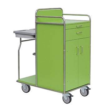 Novocal Stationswagen Rahmen: Edelstahl Sämtliche Rohrverbindungen sind  rundum verschweißt   2 | Packung (1 Stück)-zoom-1