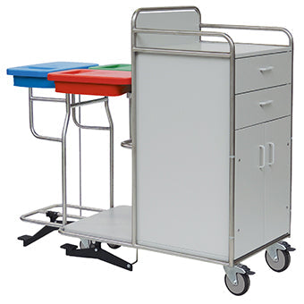 Novocal Stationswagen Rahmen: Edelstahl Sämtliche Rohrverbindungen sind  rundum verschweißt   3 | Packung (1 Stück)