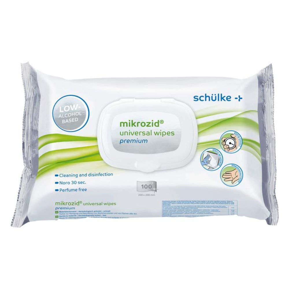 Schülke Mikrozid® universal wipes Desinfektionstücher premium-zoom-3