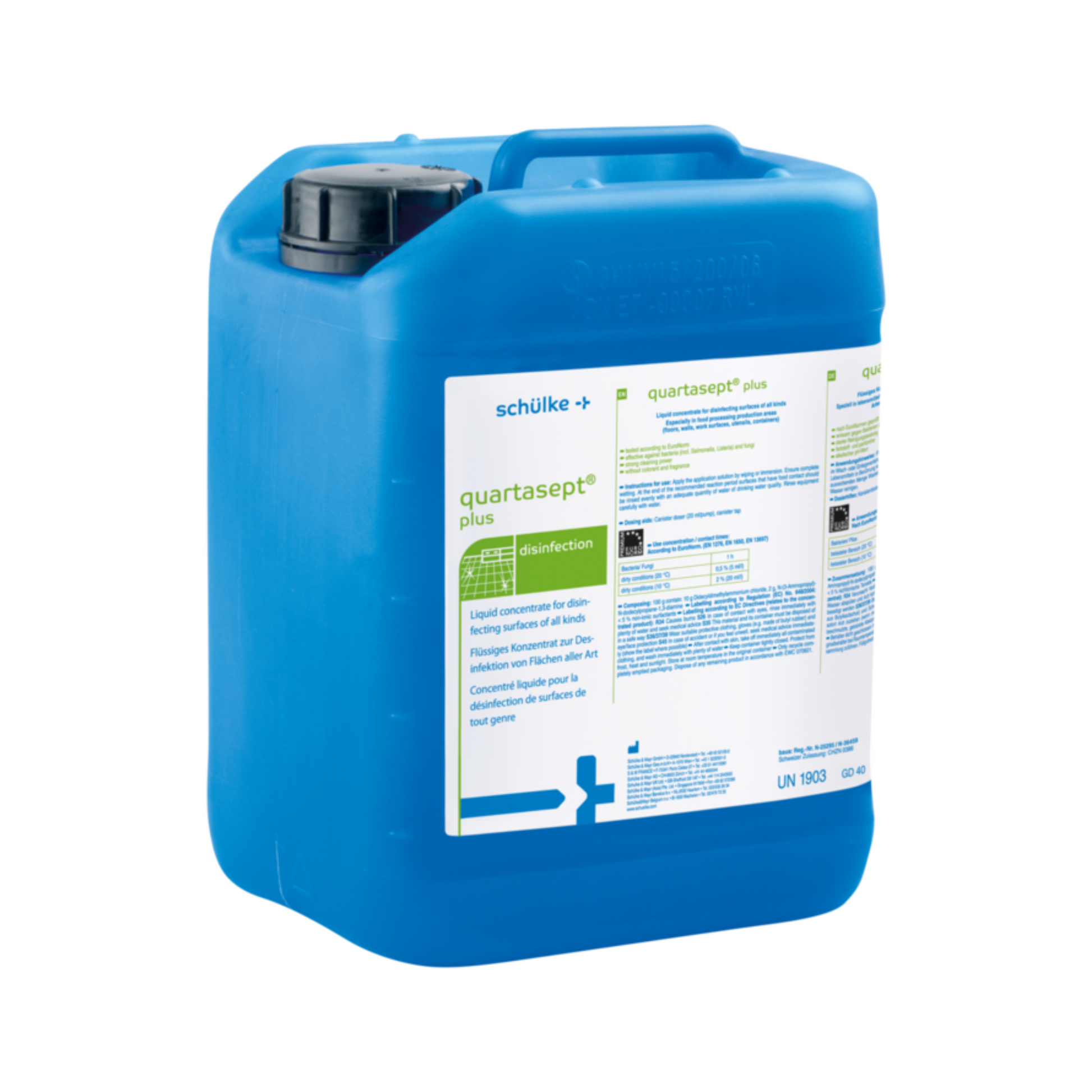 Schülke quartasept® plus, flüssiges Konzentrat zur Flächendesinfektion, 5 Liter | Kanister (5 l)-1