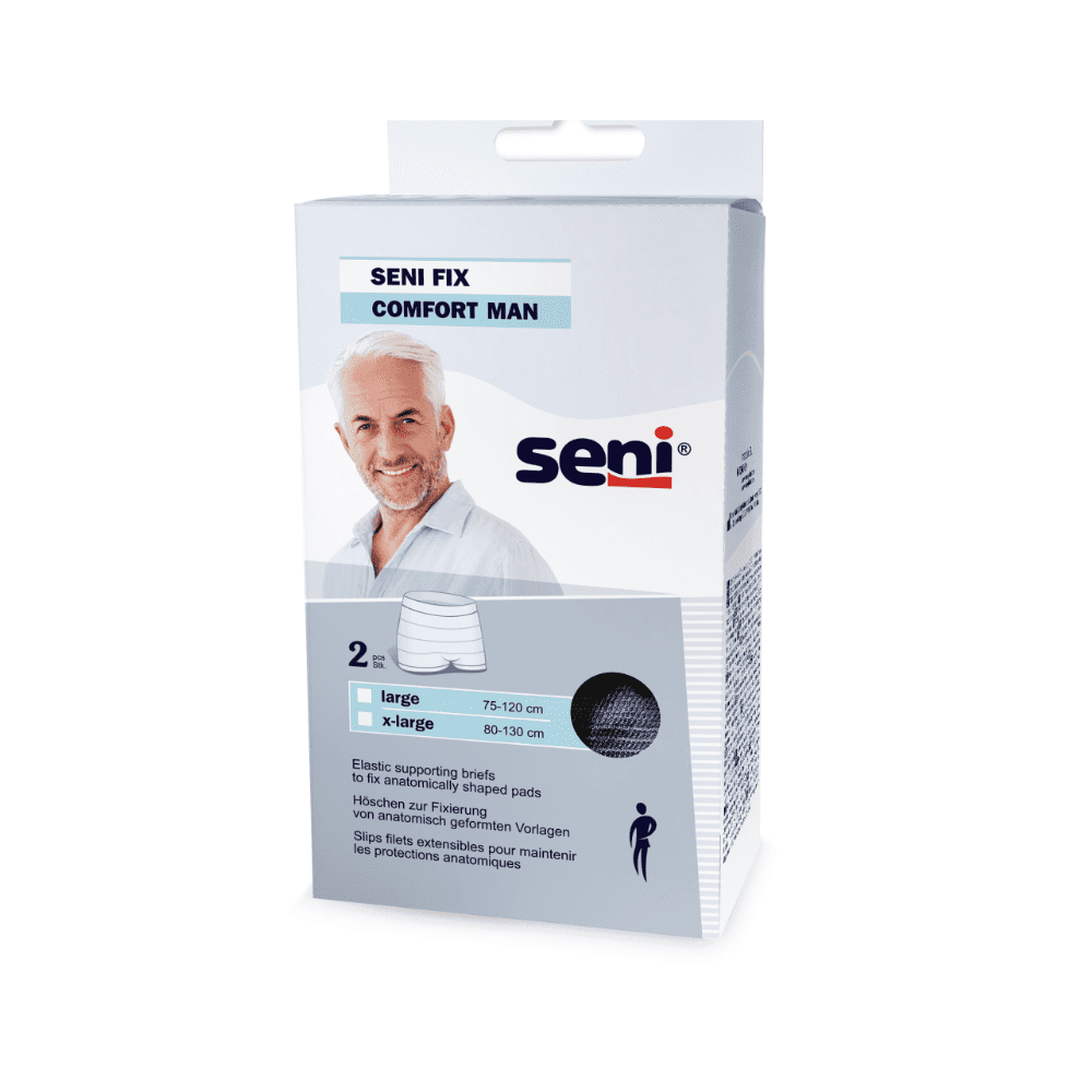 Seni Fix Comfort Man black Fixierhosen 2 Stück-zoom-1