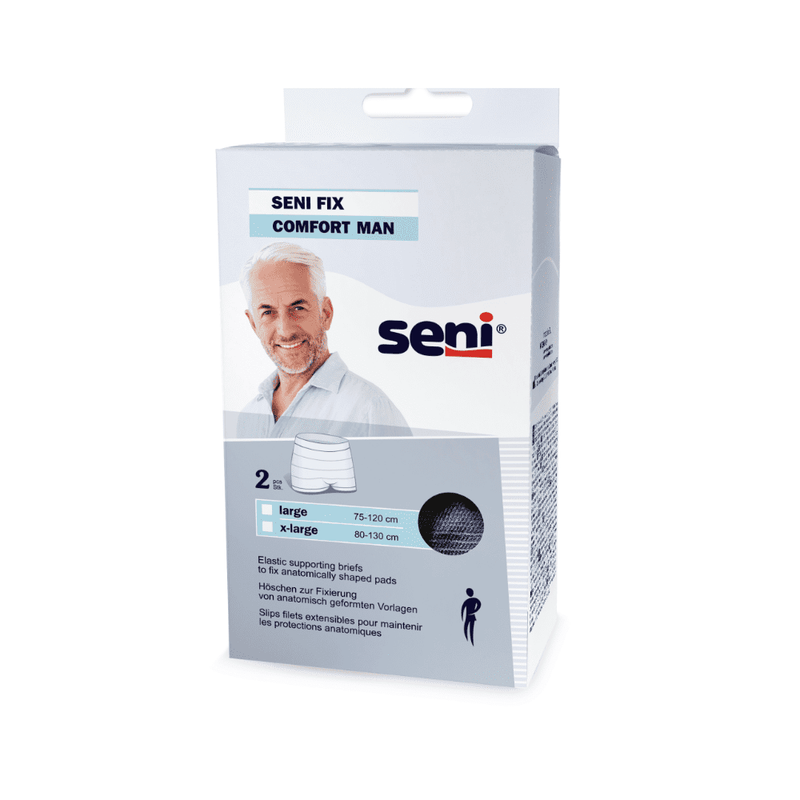 Seni Fix Comfort Man black Fixierhosen 2 Stück-zoom-