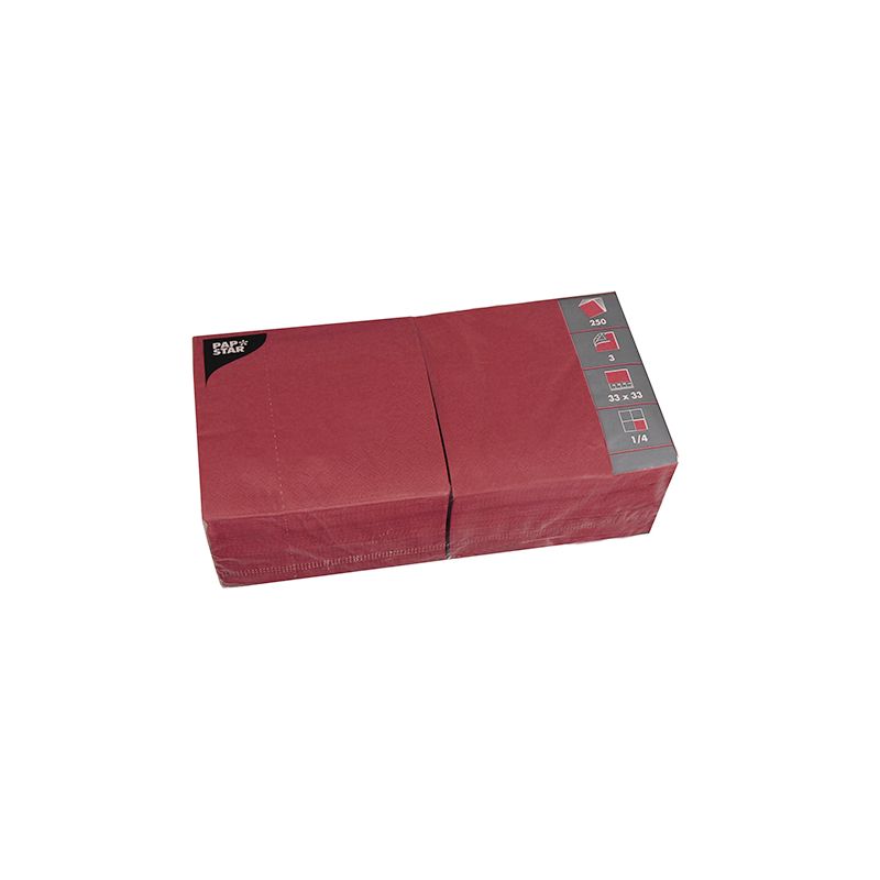PAPSTAR 250 Servietten, 3-lagig 1/4-Falz-28