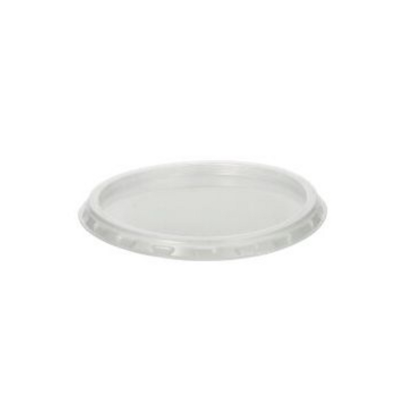 Starpak Deckel für Dressingbecher PP rund Ø 7,1 cm · 0,5 cm transparent | Folie (50 Stück)-zoom-