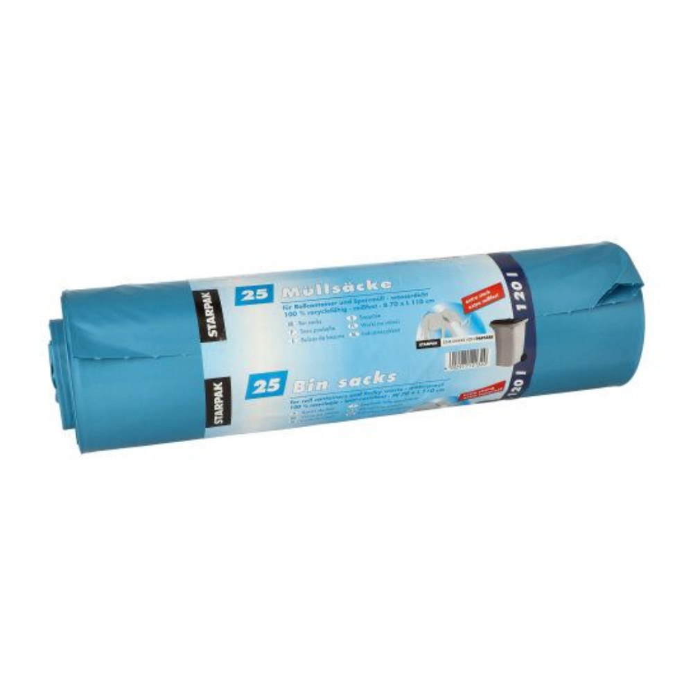 Starpak 25 Müllsäcke, LDPE 120 l 110 cm x 70 cm-4