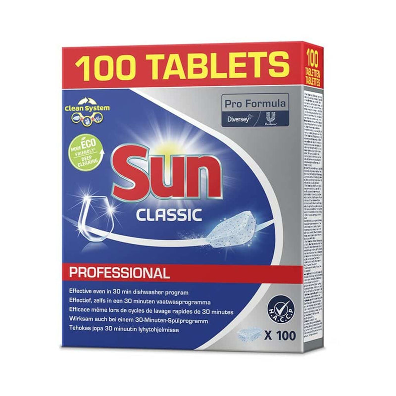 SUN Professional Classic Tabs, Reinigertabs für die Spülmaschine-zoom-
