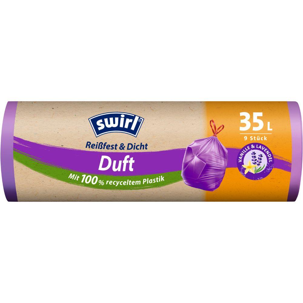 Swirl Duft-Müllbeutel Vanille Lavendel 35 l Reißfest & Dicht | Rolle (9 Beutel)-1