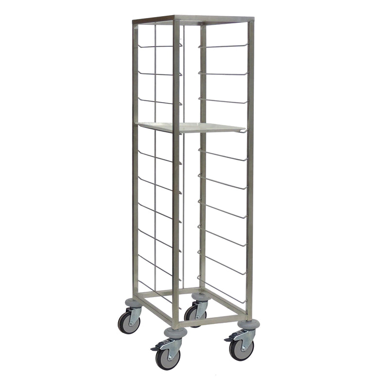 Novocal Tablettwagen Material: Edelstahl 1-reihige Ausführung Geeignet zur Aufnahme  von 10 Tablet | Packung (1 Stück)-zoom-