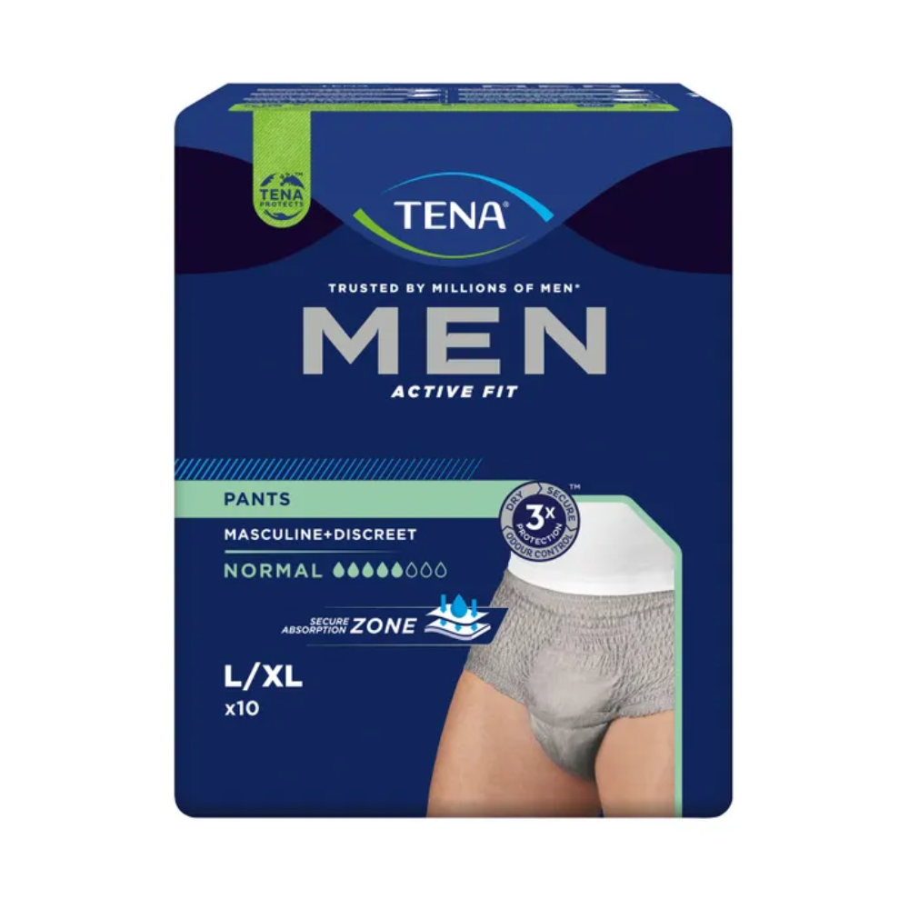 TENA Men Active Fit Pants Normal Inkontinenzpants, grau-2