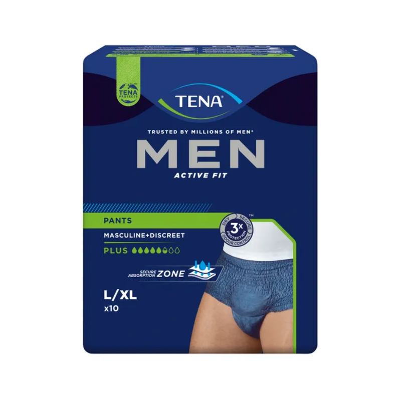 TENA Men Active Fit Pants Plus Inkontinenzpants, blau-zoom-