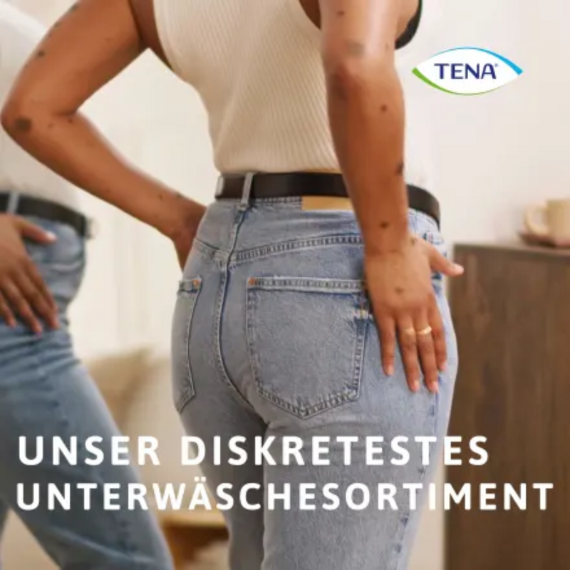 TENA Silhouette Plus Black Inkontinenzslips Gr. M | Packung (12 Stück)-zoom-