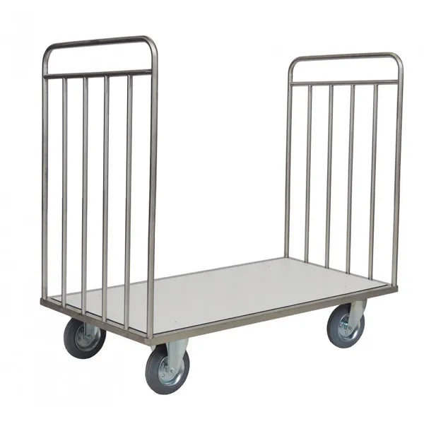 Novocal Transportwagen ohne Rückwand Rahmen: Edelstahl Sämtliche Rohrverbindungen sind rundum vers | Packung (1 Stück)-zoom-