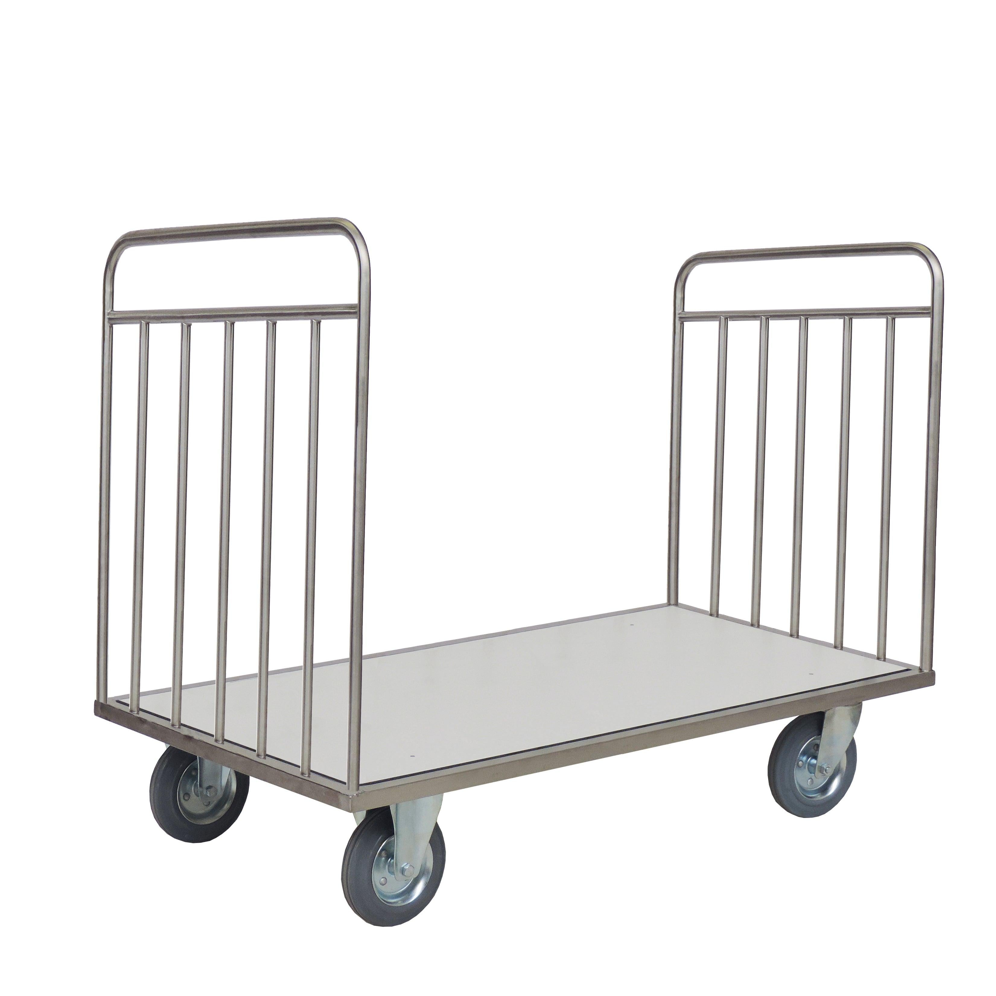 Novocal Transportwagen ohne Rückwand Rahmen: Edelstahl Sämtliche Rohrverbindungen sind rundum vers | Packung (1 Stück)-zoom-1