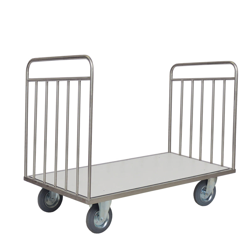 Novocal Transportwagen ohne Rückwand Rahmen: Edelstahl Sämtliche Rohrverbindungen sind rundum vers | Packung (1 Stück)-zoom-