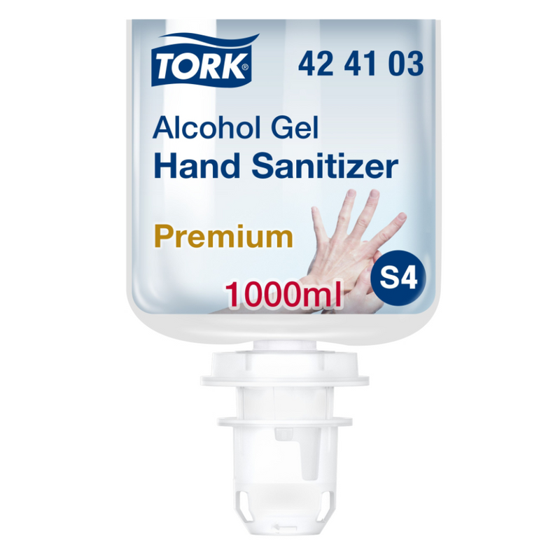 Auslaufartikel: Tork 424103 Händedesinfektionsgel S4 | Karton (6 Flaschen)-zoom-