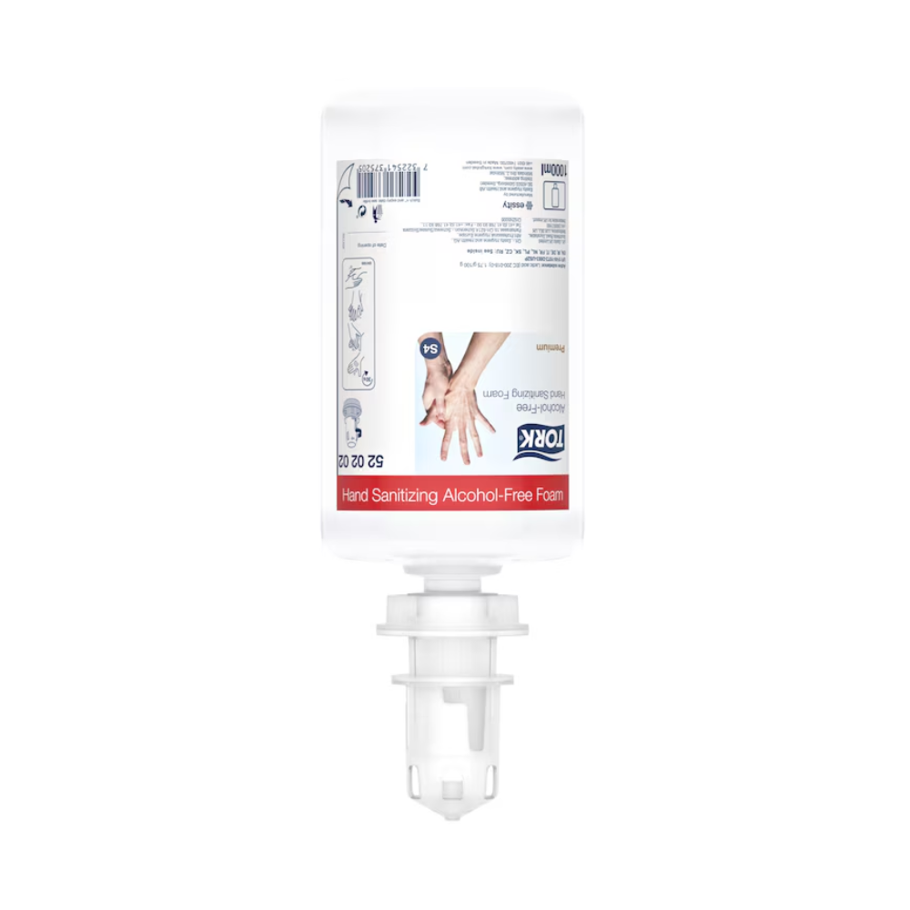 Tork 520202 alkoholfreier Händedesinfektionsschaum Premium S4 | Karton (6 Flaschen)-zoom-1