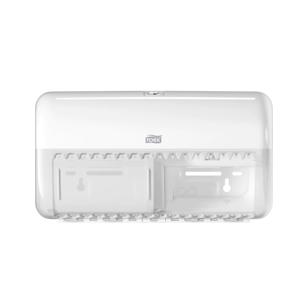 Tork 557000 Spender für Kleinrollen Toilettenpapier Elevation T4 | Packung (1 Stück)