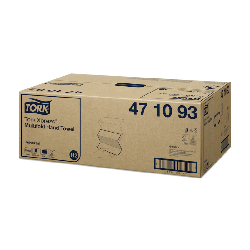 Tork Xpress® 471093 Multifold-Handtücher Universal H2 1-lagig | Karton (20 Packungen)-zoom-