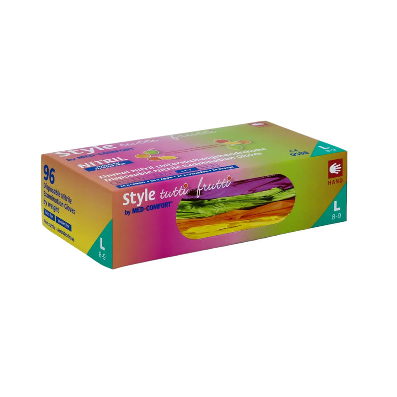 AMPri Med-Comfort Bunte Nitrilhandschuhe-zoom-