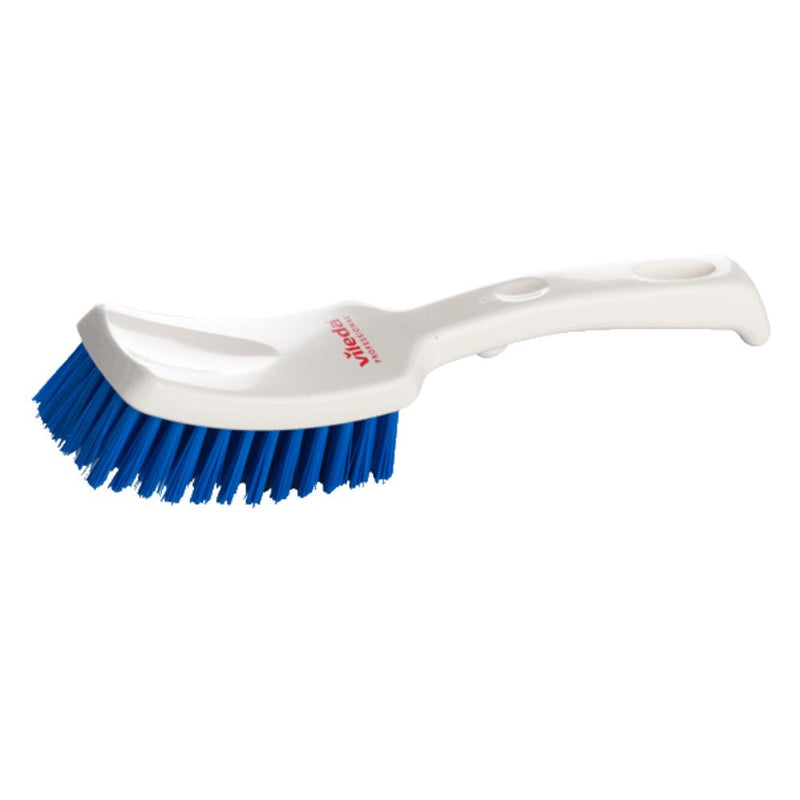 Vileda Professional Stielbürste mit kurzem Griff blau - 30 c| Packung (1 Stück)-zoom-