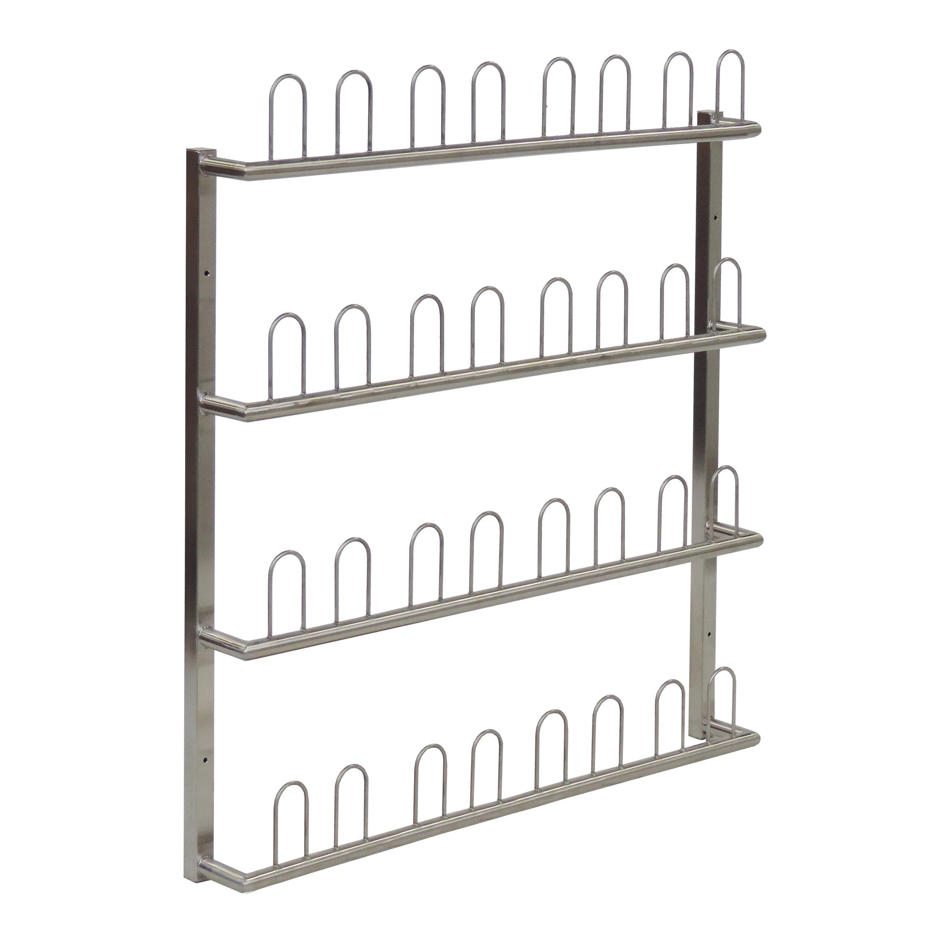 Novocal Wandregal rechteckig für OP-Schuhe Material: Edelstahl geeignet für 16 Paar Schuhe  Maße: | Packung (1 Stück)-1