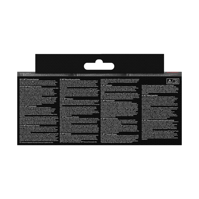 3M™ Aura™ Komfort-Partikelmaske 9320+, FFP2, ohne Ventil, 5er Packung | Packung (1 Stück)-zoom-