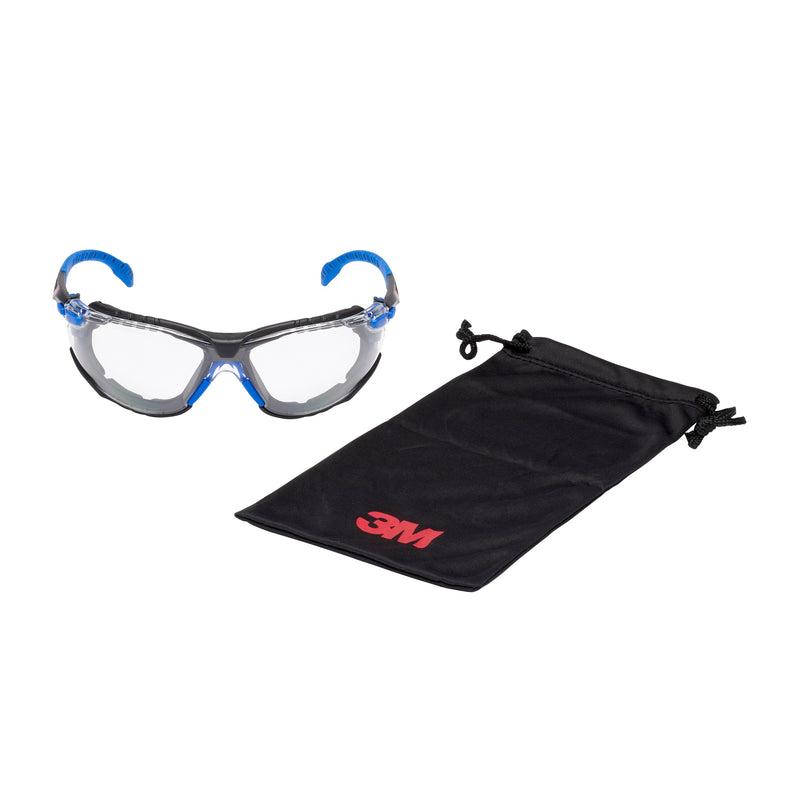 3M™ Solus™ Schutzbrille 1000, Scotchgard™ Protector Antibeschlag-Beschichtung, mit aufsteckbarer Schaumstoffdichtung, Klarsichtscheibe-zoom-