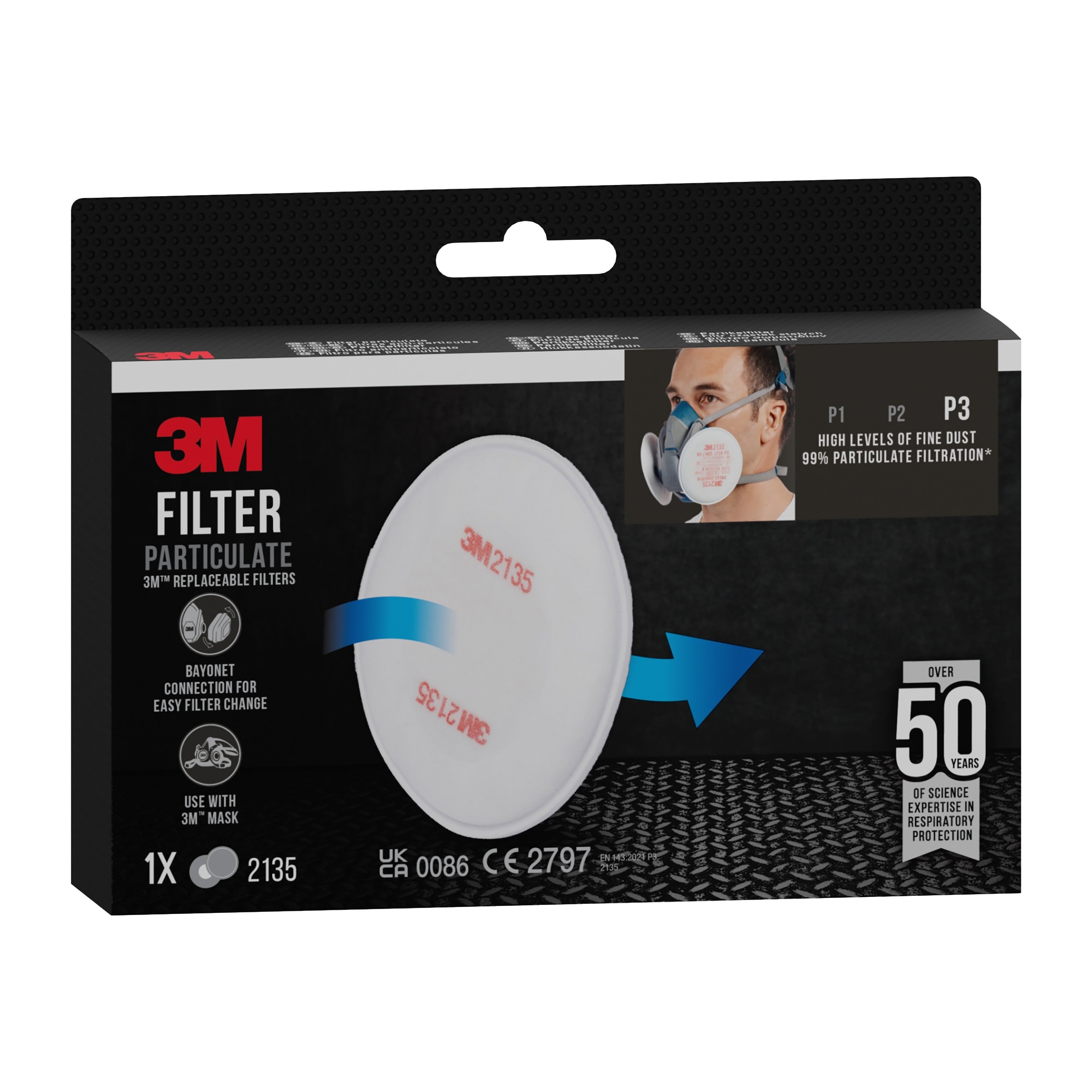 3M™ Partikelfilter 2135, P3, 1 Paar/Packung | Packung (1 Stück)-zoom-8