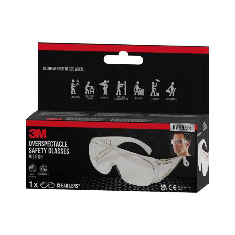 3M™ Visitor Überbrille, Klarsichtscheibe | Packung (1 Stück)-zoom-