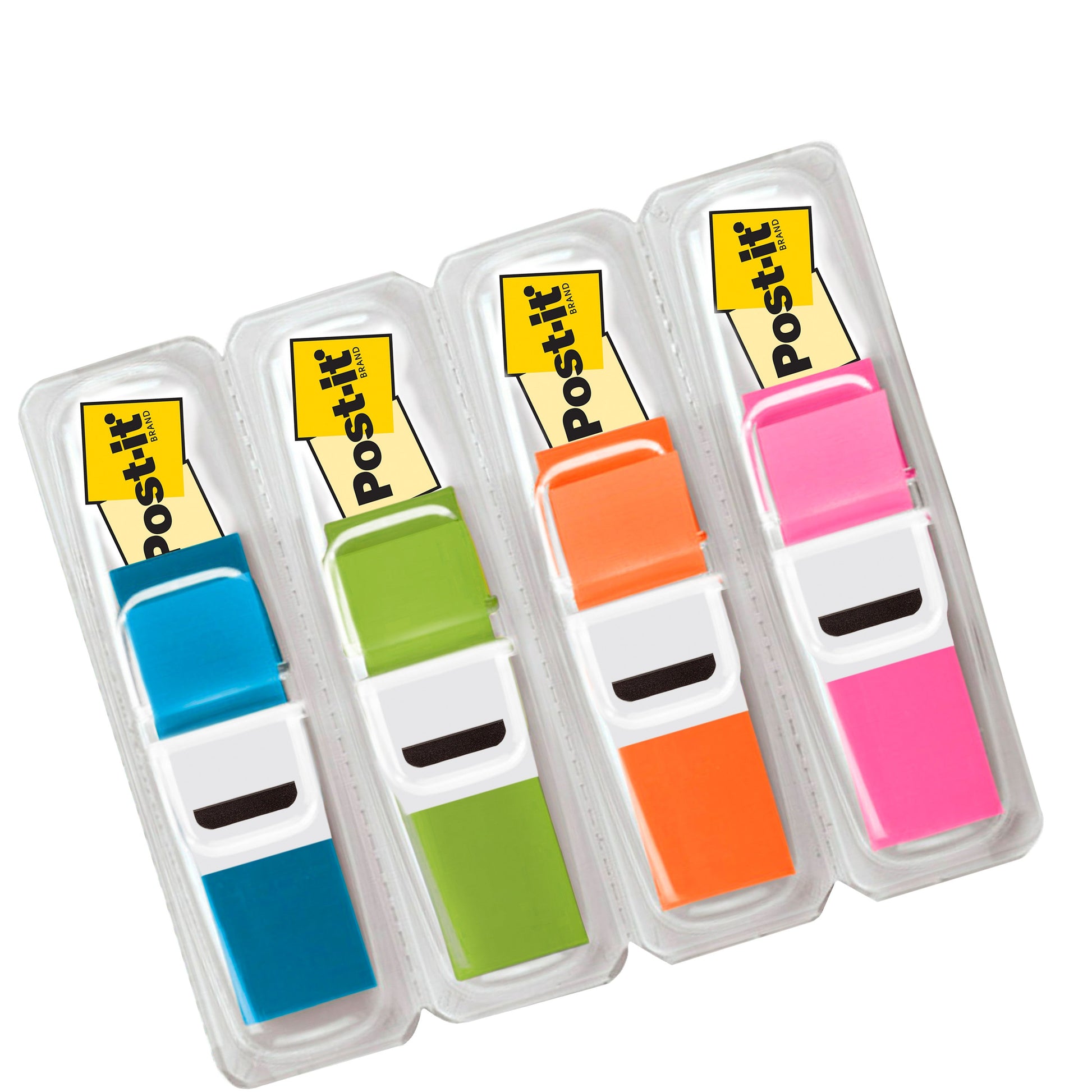 Post-it® Index Haftstreifen, Mini, Transluzente Farben, 11.9 mm x 43.2 mm, Promotion, 35 Haftstreifen/Spender, 3 Spender + 1 Gratis/Packung | 1 Stück-4